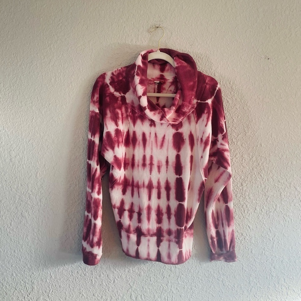 Anthropologie Pilcro Angie Cowl a neck Tie Dye Top